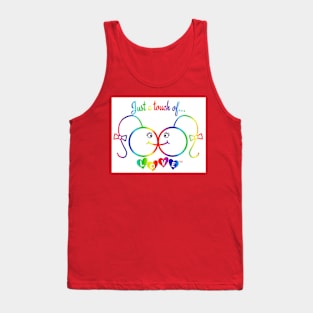 Just A Touch of LOVE - LGBTQIA+ Females - Vertical - Front Tank Top